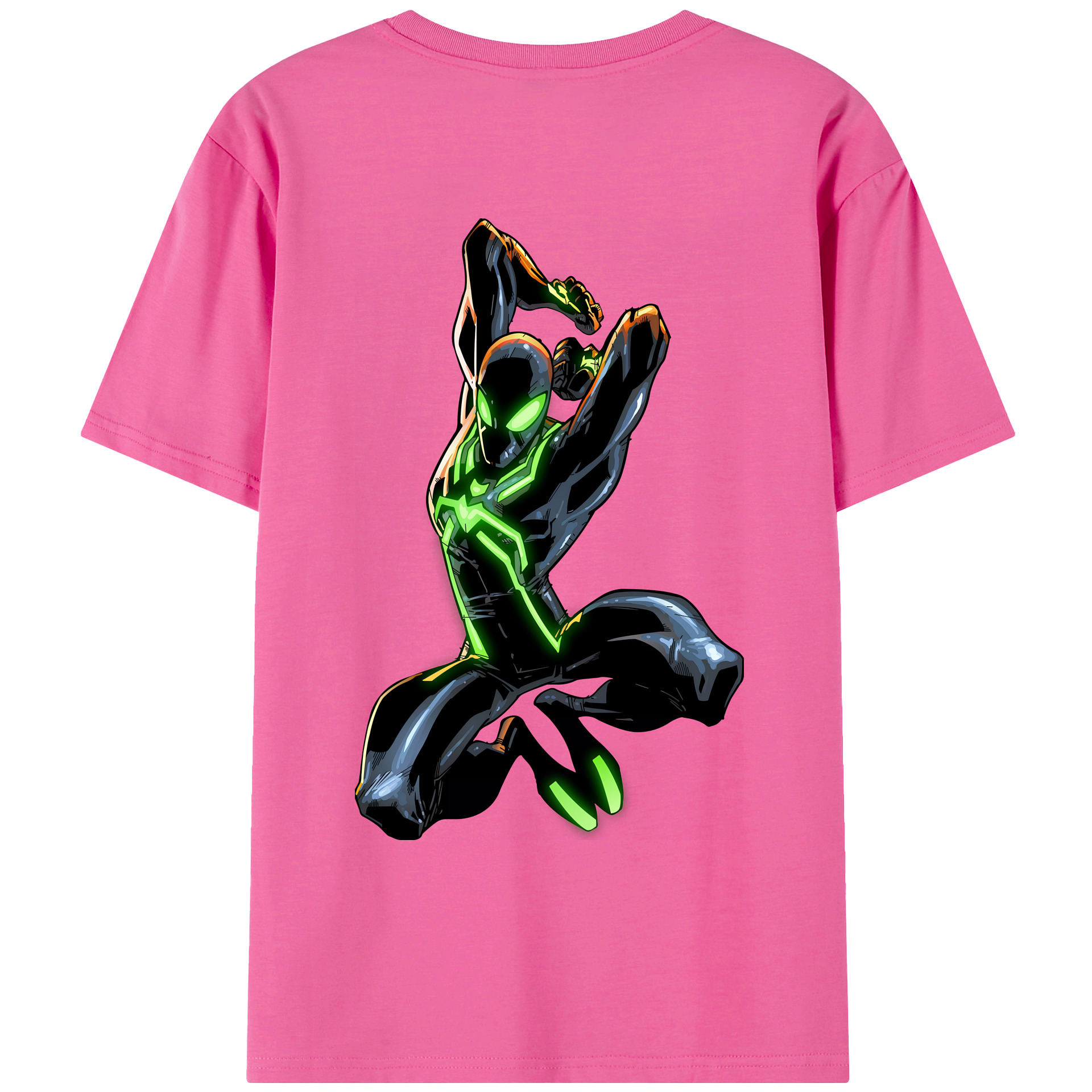 （画像用） Spider Man スパイダーマン レディース半袖Tシャツ(バックプリント)
